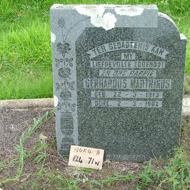 KNOETZE Gerhardus Marthinus 1913-1962