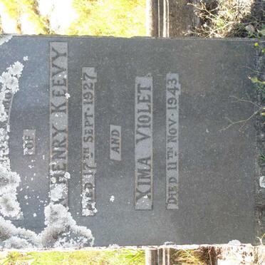 KEEVY ? Henry -1927 &amp; Xima Violet -1943