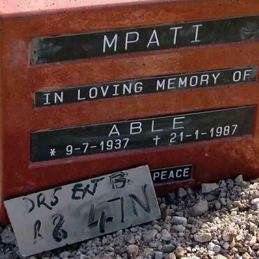 MPATI Able 1937-1987