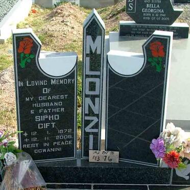 MLONZI Sipho Gift 1972-2005