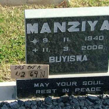 MANZIYA Buyiswa 1940-2006