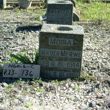 MERWE Wentzel, van der 1962-1962 :: VAN DER MERWE Moira 1964-1965