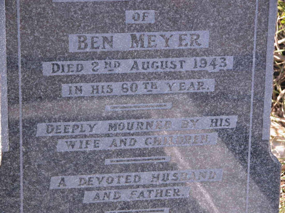 MEYER Ben -1943