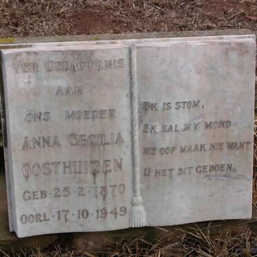 OOSTHUIZEN Anna Cecilia 1870-1949