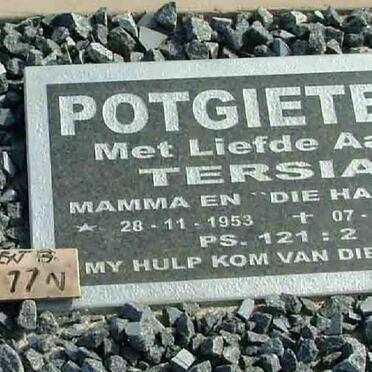 POTGIETER Tersia 1953-2005