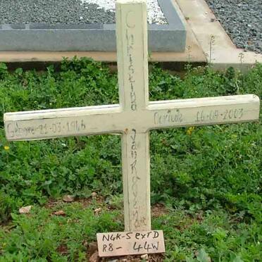 ROOYEN Christina, van 1946-2003