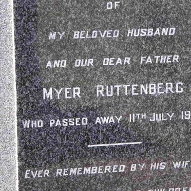 RUTTENBERG Myer -1962