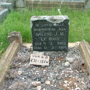 ROUX Dalene J.M., le 1965-1965