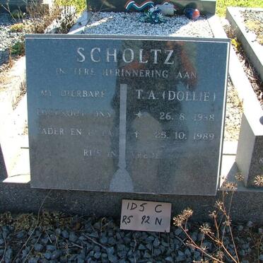 SCHOLTZ T.A. 1938-1989