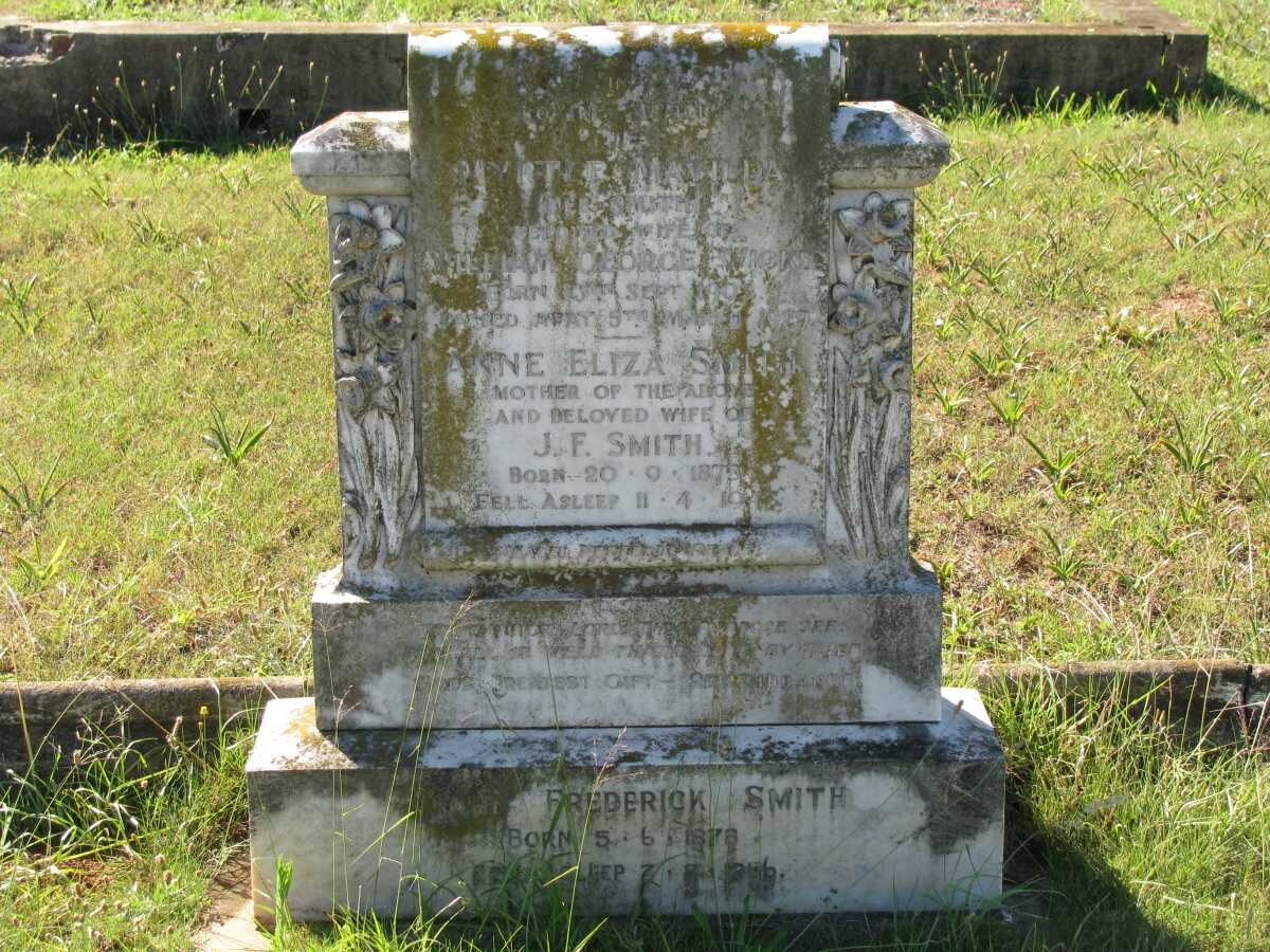 SMITH William George :: SMITH J? Frederick 1878- &amp; ?ne Eliza 1875 ::