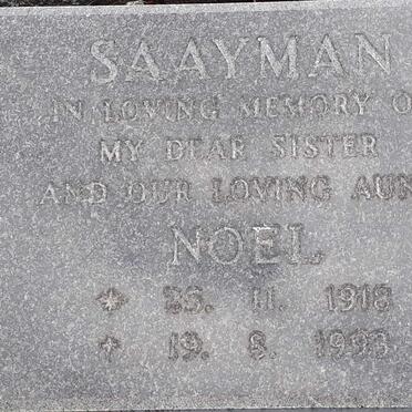SAAYMAN Noel 1918-1993