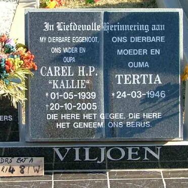 VILJOEN Carel H.P. 1939-2005 &amp; Tertia 1946-