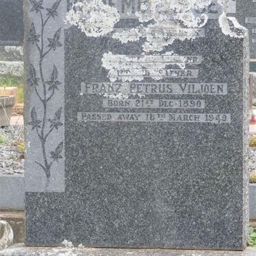VILJOEN Franz Petrus 1890-1949