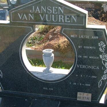 VUUREN Veronica L., Jansen van 1952-1989