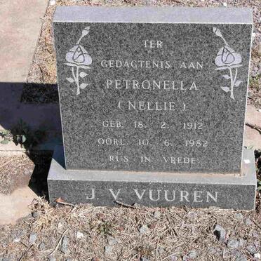 VUUREN Petronella, Janse van 1912-1982