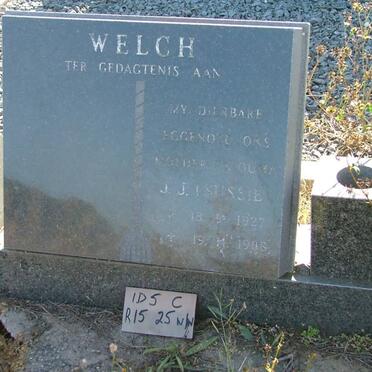 WELCH J.J. 1927-1988