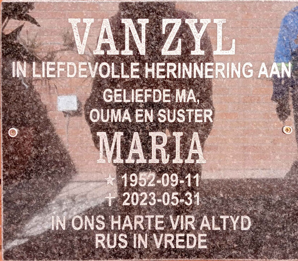 ZYL Maria, van 1952-2023