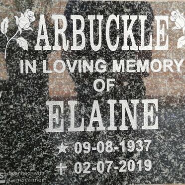 ARBUCKLE Elaine 1937-2019