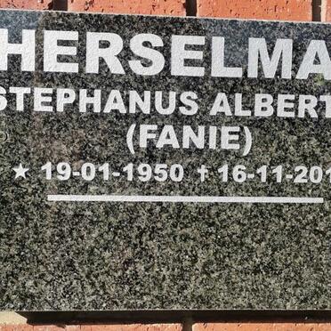 HERSELMAN Stephanus Albertus 1950-2015