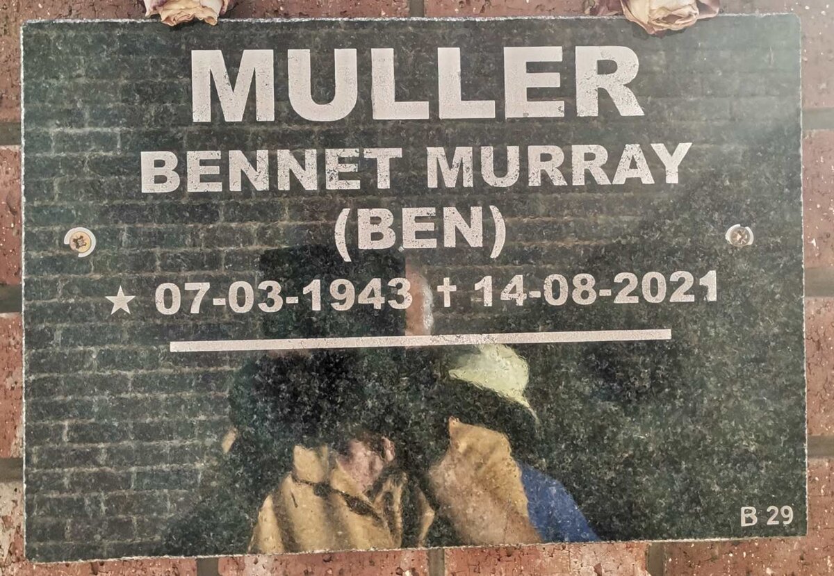 MULLER Bennet Murray 1943-2021