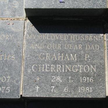 CHERRINGTON Graham P. 1916-1981