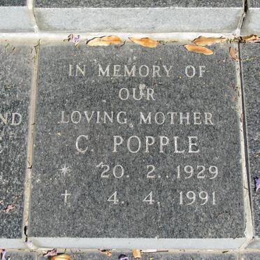 POPPLE C. 1929-1991