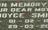 SMITH Joyce 1925-2002