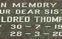 THOMPSON Mildred 1923-2005