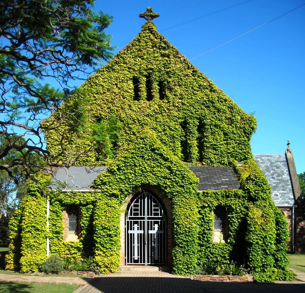 1. The front entrance to St Katharine's Church