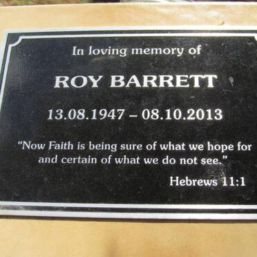 BARRETT Roy 1947-2013