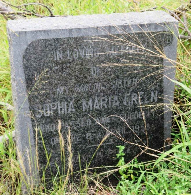 GREEN Sophia Maria -1958