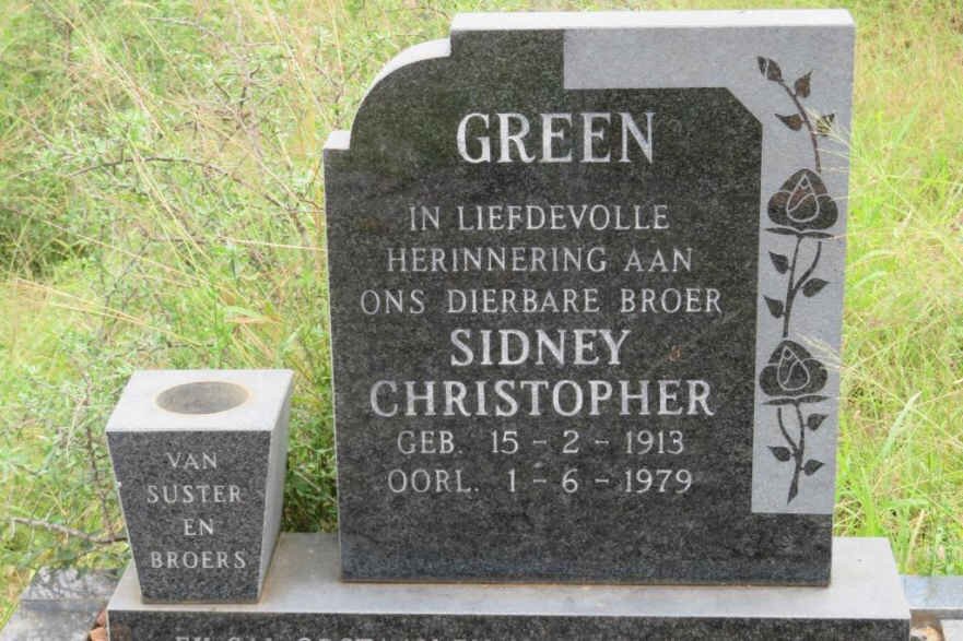 GREEN Sidney Christopher 1913-1979