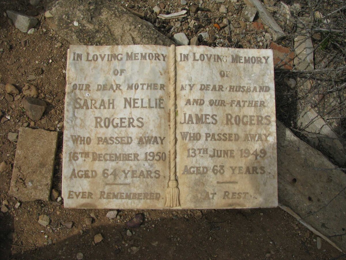 ROGERS James -1949 &amp; Sarah Nellie -1950