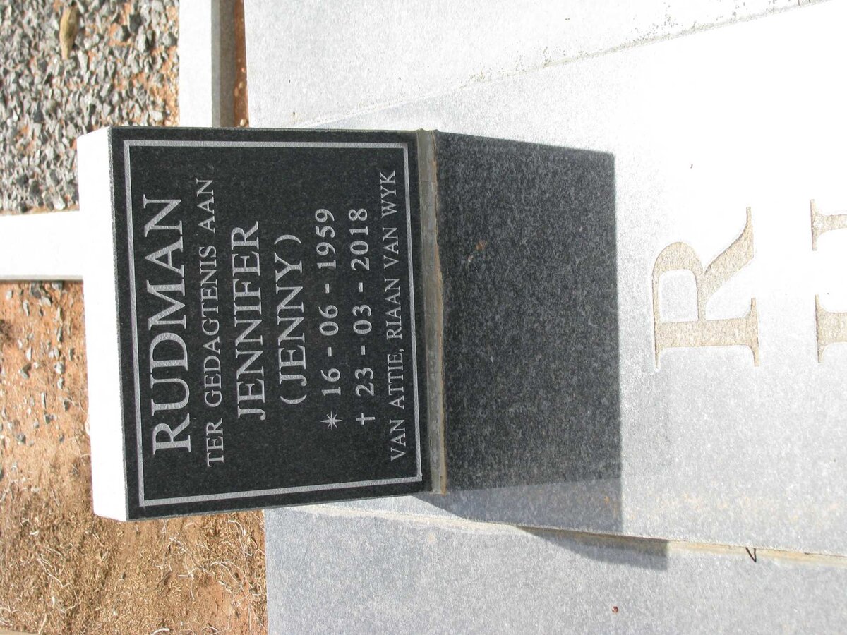 RUDMAN Jennifer 1959-2018