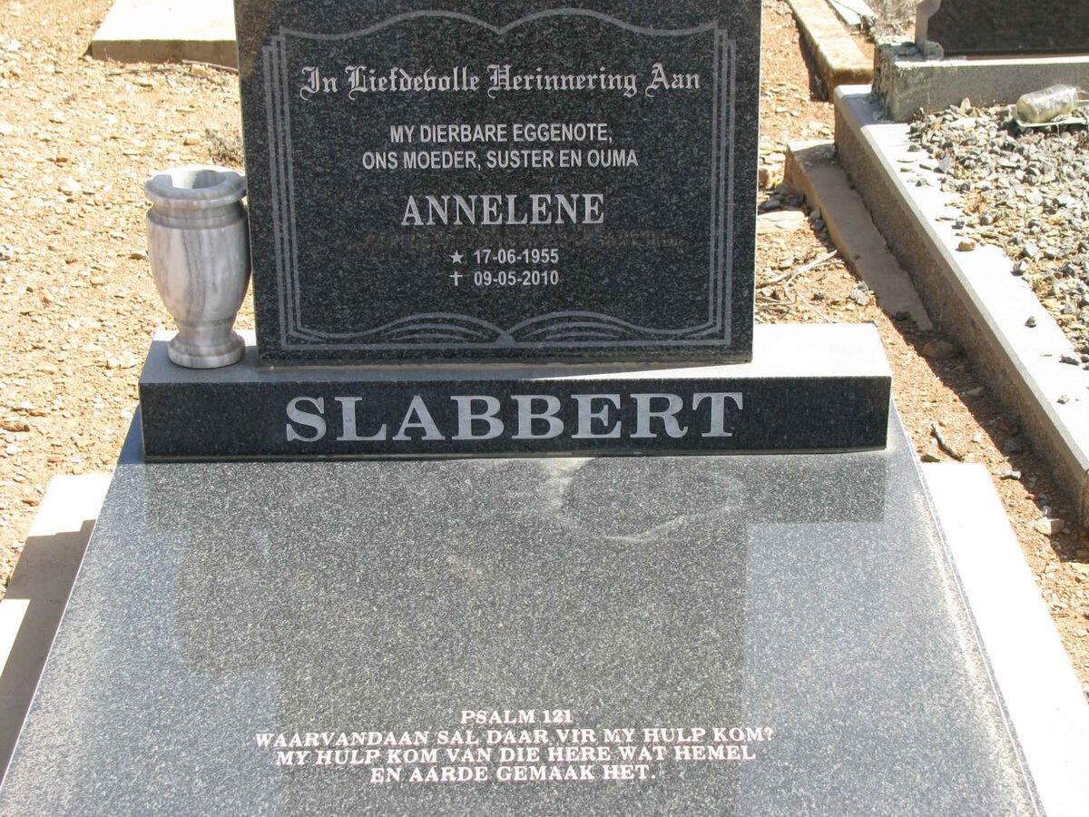 SLABBERT Annelene 1955-2010