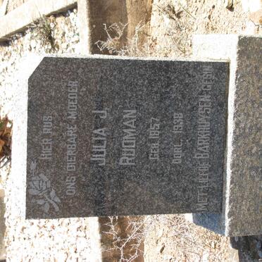 RUDMAN Julia J. 1857-1938