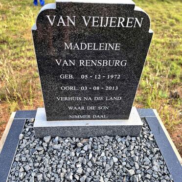 VEIJEREN Madeleine, van VAN RENSBURG 1972-2013