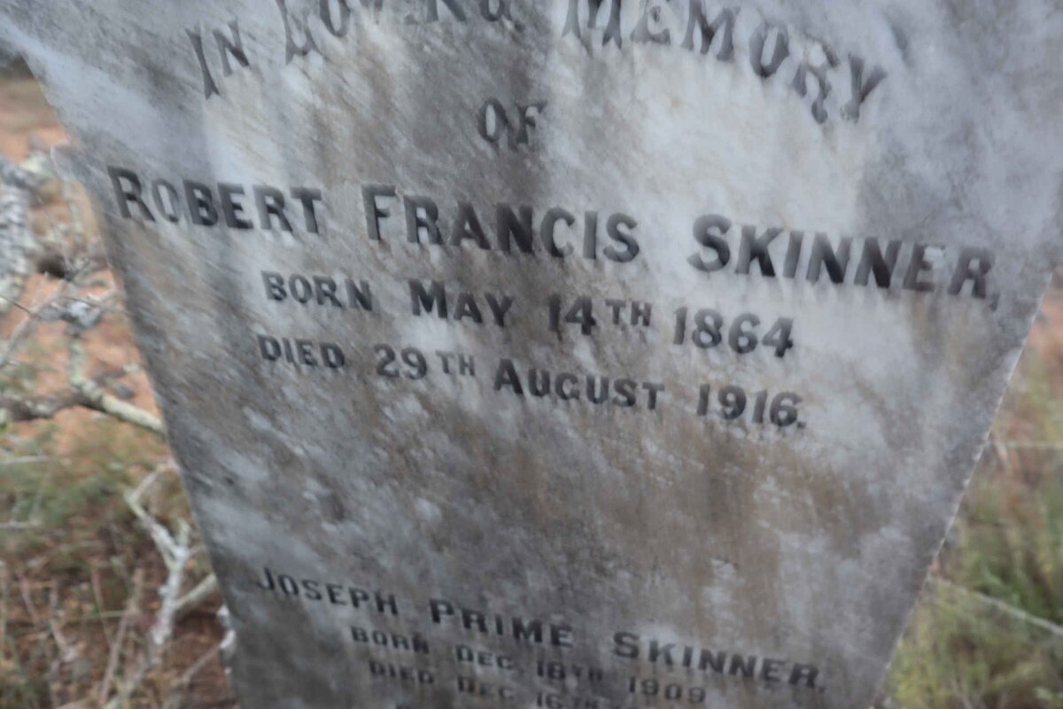SKINNER Robert Francis 1864-1916