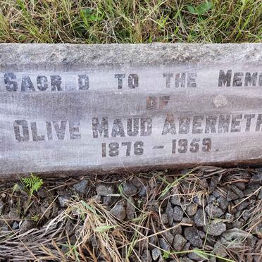 ABERNETHY Olive Maud 1876-1959