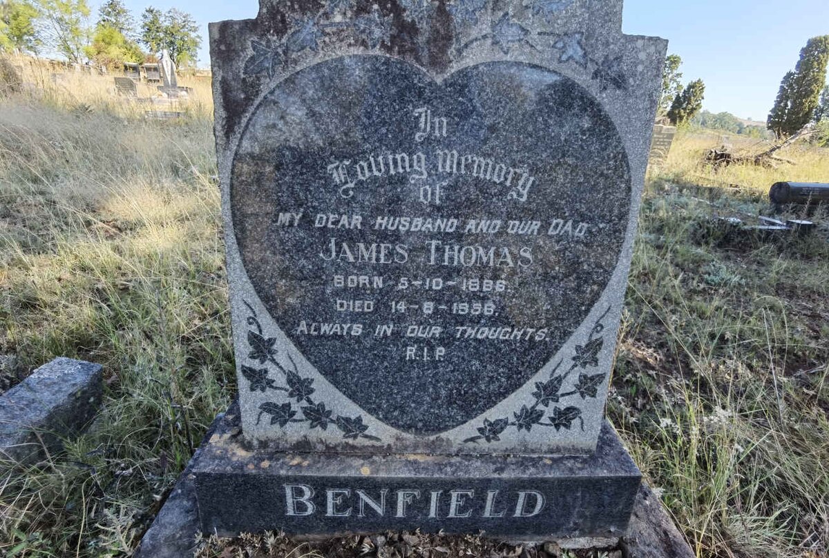 BENFIELD James Thomas 1886-1956