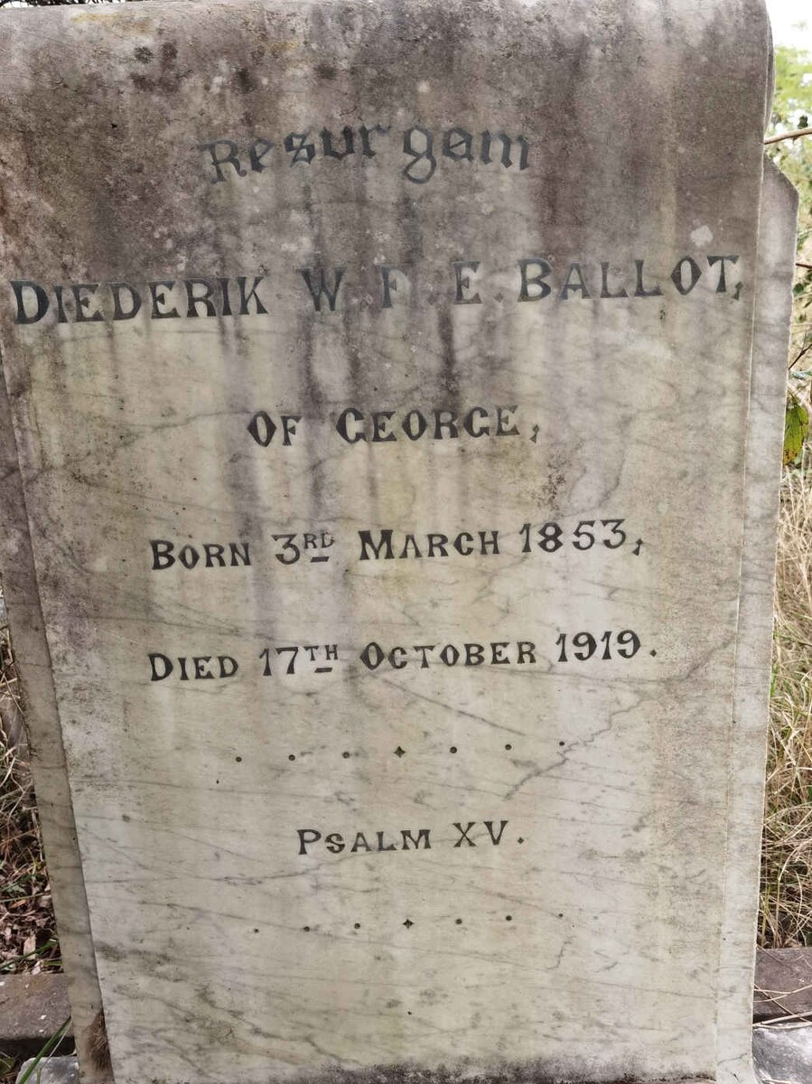 BALLOT Diederik W.F.E. 1853-1919