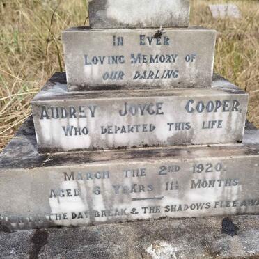 COOPER Audrey Joyce -1920