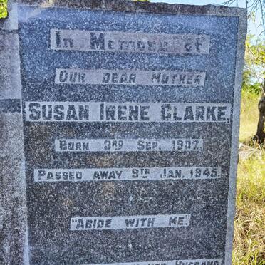 CLARKE Susan Irene 1902-1945