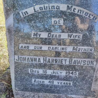DAWSON Johanna Harriet -1945