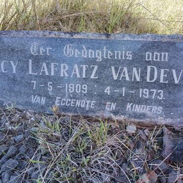 DEVENTER Percy Lafratz, van 1909-1973