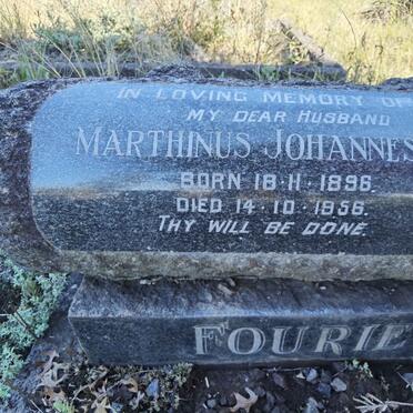 FOURIE Marthinus Johannes 1896-1956