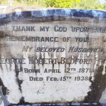 FRASER George Hobert Bedford 1871-1938