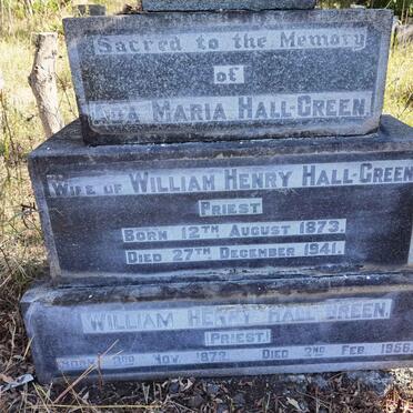 GREEN William Henry, HALL 1872-1956 &amp; Ada Maria 1873-1941