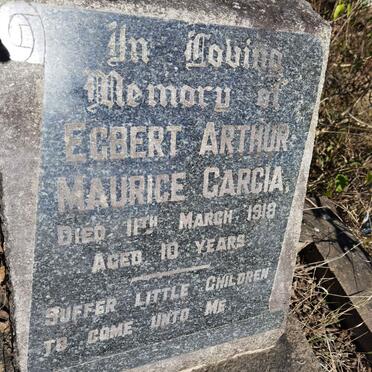 GARCIA Egbert Arthur Maurice -1918