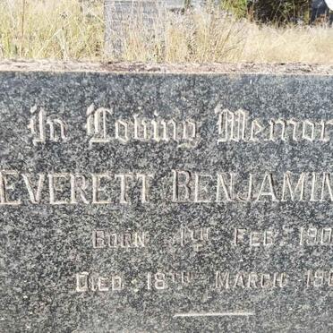 GILL Everett Benjamin 1901-1967